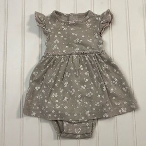 Carter's Gray Floral Dress for Baby